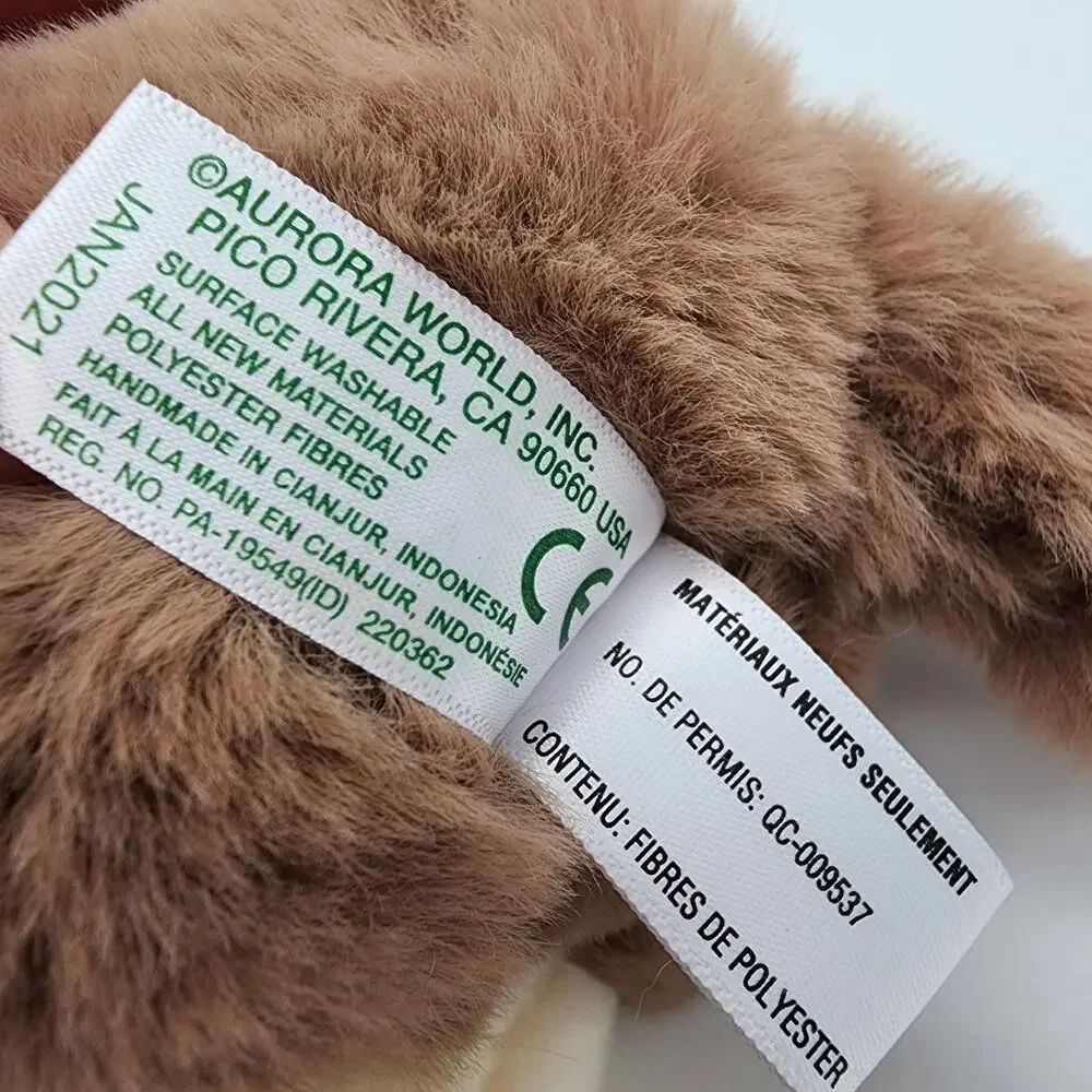 Aurora Eco Nation Alpaca Llama Plush 8